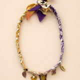 Bandana Necklace with Charms