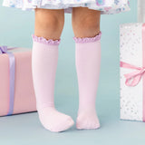 Lace Top Knee High Socks