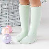 Scalloped Knee High Socks