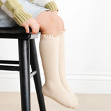 Lace Top Knee High Socks