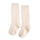 Cable Knit Knee High Socks