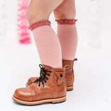 Lace Top Knee High Socks