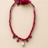 Bandana Necklace with Charms