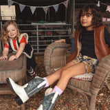 Dakota Boots | White/Black