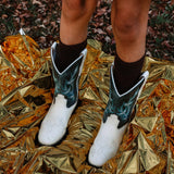 Dakota Boots | White/Black