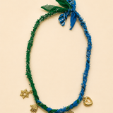 Bandana Necklace with Charms