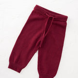 Knitted Vest & Pants Sets | Pomegranate