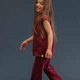 Knitted Vest & Pants Sets | Pomegranate