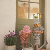 Gingham Frill Top & Short Set