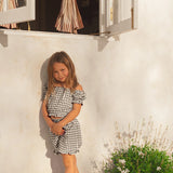 Gingham Frill Top & Short Set