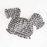 Gingham Frill Top & Short Set
