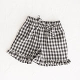 Gingham Frill Top & Short Set
