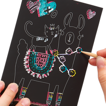 Load image into Gallery viewer, Mini Scratch &amp; Scribble Art Kit - Funtastic Friends
