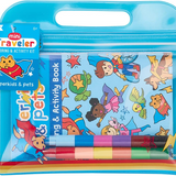 Mini Traveler Coloring & Activity Kit - Super Kids & Pets