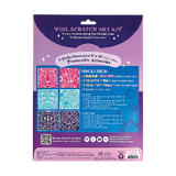 Scratch and shine foil scratch art kit - Geometric animals