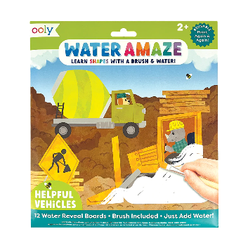 Water Amaze Water Reveal Boards - Helpful Vehicles