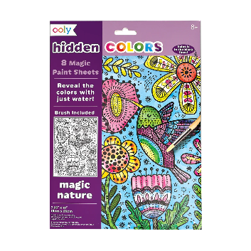 Hidden Colors Magic Paint Sheets - Magic Nature