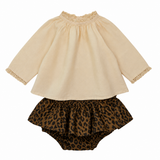 Adele Coulotte Bloomer Set | Honey Leopard