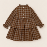 Elsa Dress | Hazelnut Check