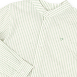 Striped Shirt & Short Set | Sea Green