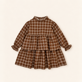 Elsa Dress | Hazelnut Check