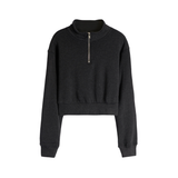 Dylan Half Zip Sweatshirt | Black