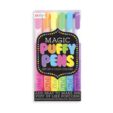 Magic Neon Puffy Pens - Set of 6