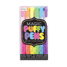 Load image into Gallery viewer, Magic Neon Puffy Pens - Set of 6
