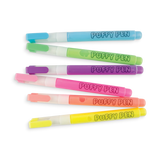 Magic Neon Puffy Pens - Set of 6