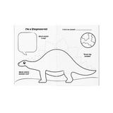 Mini Traveler Coloring and Activity Kit - Dinosaurs in Space
