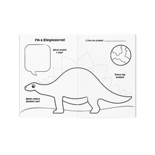 Load image into Gallery viewer, Mini Traveler Coloring and Activity Kit - Dinosaurs in Space
