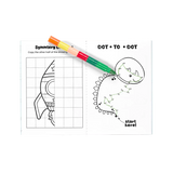 Mini Traveler Coloring and Activity Kit - Dinosaurs in Space