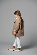 Load image into Gallery viewer, Cotton Gabardine Blazer -  Brown
