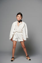 Load image into Gallery viewer, Cotton Gabardine Blazer - Ivory
