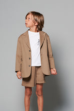 Load image into Gallery viewer, Cotton Gabardine Blazer -  Brown
