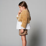 Cotton Gabardine Shorts - Brown