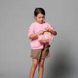Cotton Gabardine Shorts - Brown
