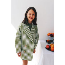 Load image into Gallery viewer, Green Checkered Blazer and Culottes
