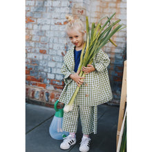 Load image into Gallery viewer, Green Checkered Blazer and Culottes
