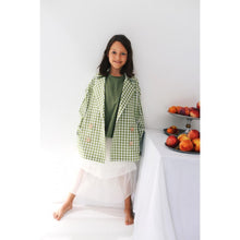 Load image into Gallery viewer, Green Checkered Blazer and Culottes
