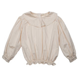 Taupe Popeline Blouse