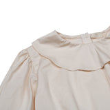 Taupe Popeline Blouse
