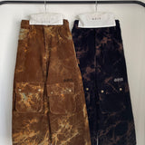 Flare Work Pants | Brown