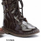 Pepe Scribble Boots | Chocolate Brown