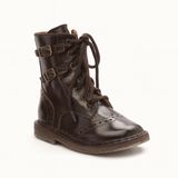 Pepe Scribble Boots | Chocolate Brown