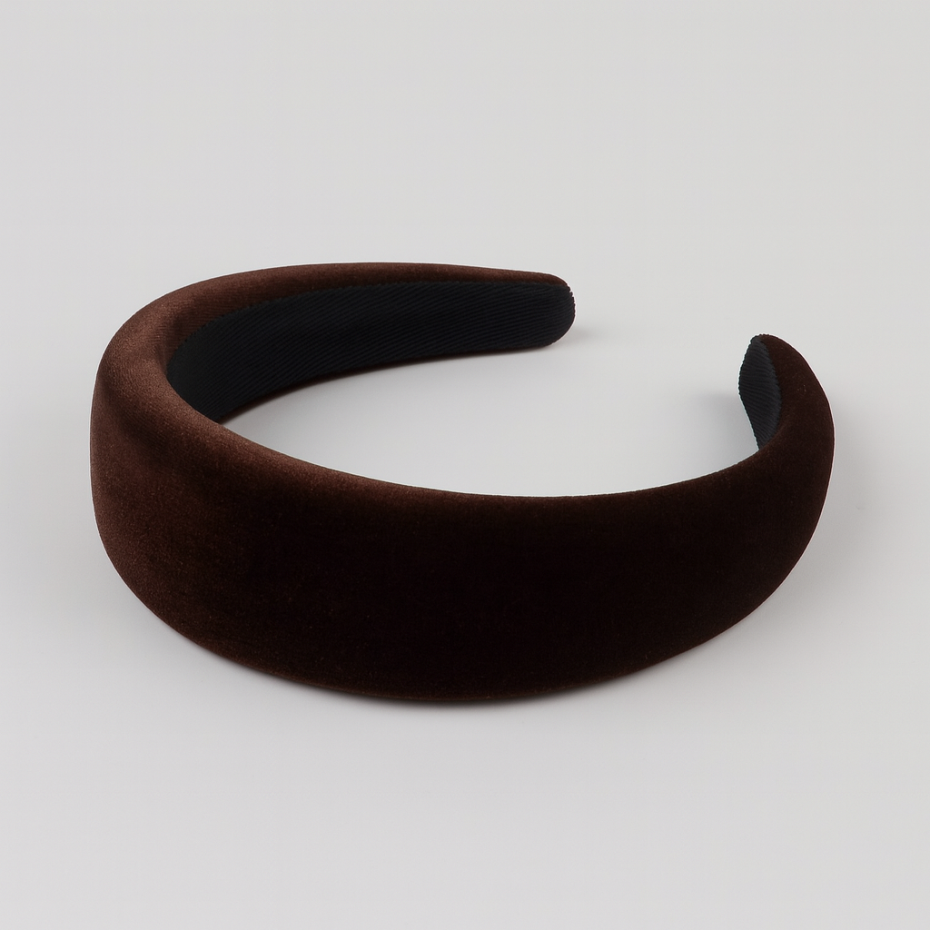 Velvet Sponge Wide-brimmed 3cm hairband