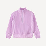 Pleatski Half Zip Violet