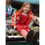 Wool and Leather Boho Zip Front Jacket