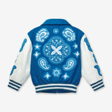 Wool and Leather Boho Zip Front Jacket