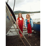 Wool and Leather Boho Zip Front Jacket